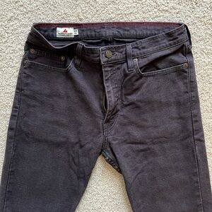 American Giant Mens Roughneck Pant, size 30x30, in color Basalt.